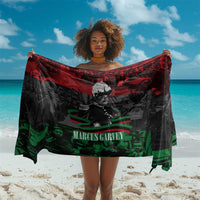 Marcus Garvey Sarong Collage Design Progress Is the Attraction Quote Pan African Movement Tribute - Wonder Print Shop