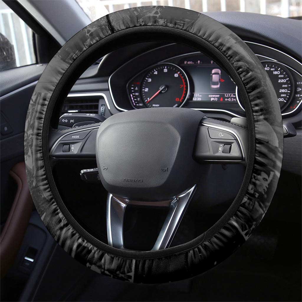 Marcus Garvey Steering Wheel Cover Collage Design Progress Is the Attraction Quote Pan African Movement Tribute - Wonder Print Shop