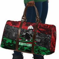 Marcus Garvey Travel Bag Collage Design Progress Is the Attraction Quote Pan African Movement Tribute - Wonder Print Shop