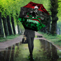 Marcus Garvey Umbrella Collage Design Progress Is the Attraction Quote Pan African Movement Tribute - Wonder Print Shop