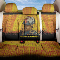 Marcus Garvey Back Car Seat Cover Yellow African Pattern Design Pan African Flag Civil Rights Movement Tribute - Wonder Print Shop
