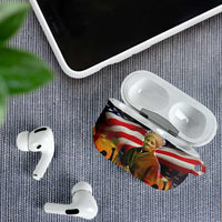 Harriet Tubman AirPods Case American Flag Background Underground Railroad Quote Powerful Civil Rights - Wonder Print Shop