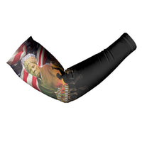 Harriet Tubman Arm Sleeves American Flag Background Underground Railroad Quote Powerful Civil Rights - Wonder Print Shop