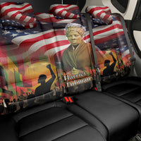 Harriet Tubman Back Car Seat Cover American Flag Background Underground Railroad Quote Powerful Civil Rights - Wonder Print Shop