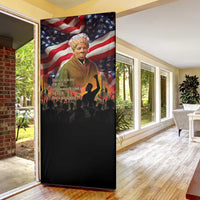Harriet Tubman Door Cover American Flag Background Underground Railroad Quote Powerful Civil Rights - Wonder Print Shop