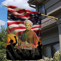 Harriet Tubman Garden Flag American Flag Background Underground Railroad Quote Powerful Civil Rights - Wonder Print Shop