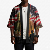 Harriet Tubman Kimono American Flag Background Underground Railroad Quote Powerful Civil Rights - Wonder Print Shop