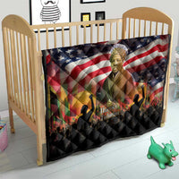Harriet Tubman Quilt American Flag Background Underground Railroad Quote Powerful Civil Rights - Wonder Print Shop