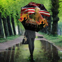 Harriet Tubman Umbrella American Flag Background Underground Railroad Quote Powerful Civil Rights - Wonder Print Shop
