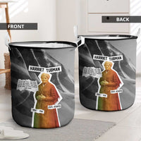 Harriet Tubman Laundry Basket American Flag Background Civil Rights Quote Keep Going Tribute Design - Wonder Print Shop