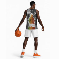 Harriet Tubman Basketball Jersey American Flag Background Civil Rights Quote Keep Going Tribute Design - Wonder Print Shop