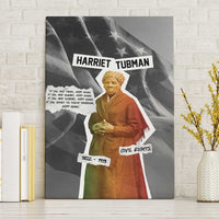 Harriet Tubman Canvas Wall Art American Flag Background Civil Rights Quote Keep Going Tribute Design - Wonder Print Shop