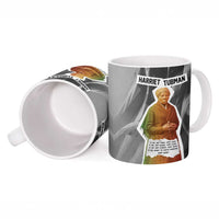 Harriet Tubman Ceramic Mug American Flag Background Civil Rights Quote Keep Going Tribute Design - Wonder Print Shop