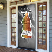 Harriet Tubman Door Cover American Flag Background Civil Rights Quote Keep Going Tribute Design - Wonder Print Shop