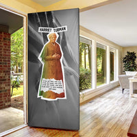Harriet Tubman Door Cover American Flag Background Civil Rights Quote Keep Going Tribute Design - Wonder Print Shop