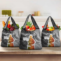 Harriet Tubman Grocery Bag American Flag Background Civil Rights Quote Keep Going Tribute Design - Wonder Print Shop