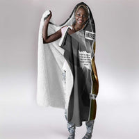 Harriet Tubman Hooded Blanket American Flag Background Civil Rights Quote Keep Going Tribute Design - Wonder Print Shop