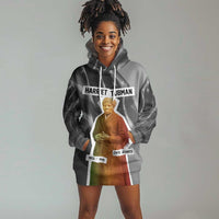 Harriet Tubman Hoodie Dress American Flag Background Civil Rights Quote Keep Going Tribute Design - Wonder Print Shop
