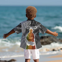 Harriet Tubman Kid Hawaiian Shirt American Flag Background Civil Rights Quote Keep Going Tribute Design TS04
