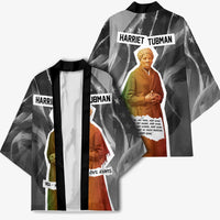 Harriet Tubman Kimono American Flag Background Civil Rights Quote Keep Going Tribute Design - Wonder Print Shop