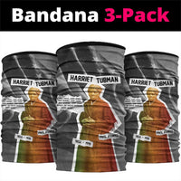 Harriet Tubman Neck Gaiter American Flag Background Civil Rights Quote Keep Going Tribute Design - Wonder Print Shop