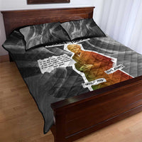 Harriet Tubman Quilt Bed Set American Flag Background Civil Rights Quote Keep Going Tribute Design - Wonder Print Shop