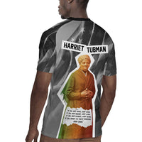 Harriet Tubman Rugby Jersey American Flag Background Civil Rights Quote Keep Going Tribute Design TS04