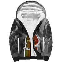 Harriet Tubman Sherpa Hoodie American Flag Background Civil Rights Quote Keep Going Tribute Design - Wonder Print Shop
