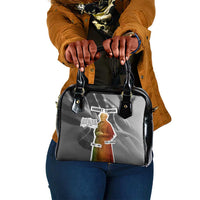 Harriet Tubman Shoulder Handbag American Flag Background Civil Rights Quote Keep Going Tribute Design - Wonder Print Shop