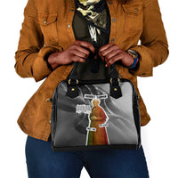 Harriet Tubman Shoulder Handbag American Flag Background Civil Rights Quote Keep Going Tribute Design - Wonder Print Shop