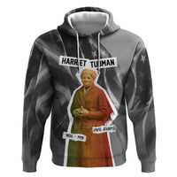 Harriet Tubman Zip Hoodie American Flag Background Civil Rights Quote Keep Going Tribute Design - Wonder Print Shop