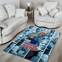 Harriet Tubman Area Rug Newspaper Collage Design We Out Quote Strong Woman Tribute Underground Railroad Legacy - Wonder Print Shop