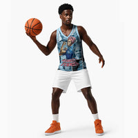 Harriet Tubman Basketball Jersey Newspaper Collage Design We Out Quote Strong Woman Tribute Underground Railroad Legacy - Wonder Print Shop