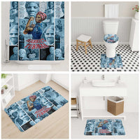 Harriet Tubman Bathroom Set Newspaper Collage Design We Out Quote Strong Woman Tribute Underground Railroad Legacy - Wonder Print Shop