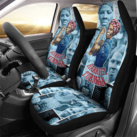 Harriet Tubman Car Seat Cover Newspaper Collage Design We Out Quote Strong Woman Tribute Underground Railroad Legacy - Wonder Print Shop