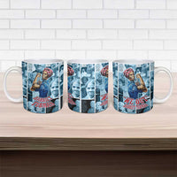 Harriet Tubman Ceramic Mug Newspaper Collage Design We Out Quote Strong Woman Tribute Underground Railroad Legacy - Wonder Print Shop