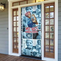 Harriet Tubman Door Cover Newspaper Collage Design We Out Quote Strong Woman Tribute Underground Railroad Legacy - Wonder Print Shop