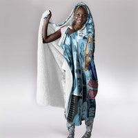 Harriet Tubman Hooded Blanket Newspaper Collage Design We Out Quote Strong Woman Tribute Underground Railroad Legacy - Wonder Print Shop
