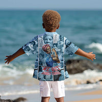 Harriet Tubman Kid Hawaiian Shirt Newspaper Collage Design We Out Quote Strong Woman Tribute Underground Railroad Legacy TS04