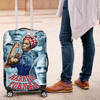Harriet Tubman Luggage Cover Newspaper Collage Design We Out Quote Strong Woman Tribute Underground Railroad Legacy - Wonder Print Shop