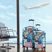 Harriet Tubman Luggage Cover Newspaper Collage Design We Out Quote Strong Woman Tribute Underground Railroad Legacy - Wonder Print Shop