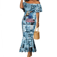 Harriet Tubman Mermaid Dress Newspaper Collage Design We Out Quote Strong Woman Tribute Underground Railroad Legacy TS04