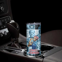 Harriet Tubman Skinny Tumbler Newspaper Collage Design We Out Quote Strong Woman Tribute Underground Railroad Legacy - Wonder Print Shop
