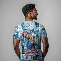 Harriet Tubman T shirt Newspaper Collage Design We Out Quote Strong Woman Tribute Underground Railroad Legacy TS04