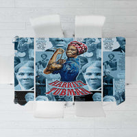 Harriet Tubman Tablecloth Newspaper Collage Design We Out Quote Strong Woman Tribute Underground Railroad Legacy - Wonder Print Shop