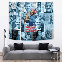 Harriet Tubman Tapestry Newspaper Collage Design We Out Quote Strong Woman Tribute Underground Railroad Legacy - Wonder Print Shop