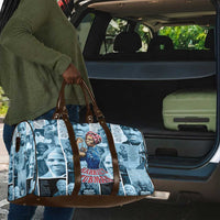 Harriet Tubman Travel Bag Newspaper Collage Design We Out Quote Strong Woman Tribute Underground Railroad Legacy - Wonder Print Shop