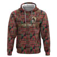 Black Heritage Tree Hoodie African Root Black History Kente Pattern