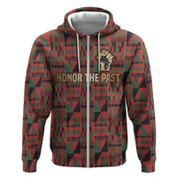 Black Heritage Tree Hoodie African Root Black History Kente Pattern