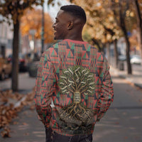 Black Heritage Tree Sweatshirt African Root Black History Kente Pattern
